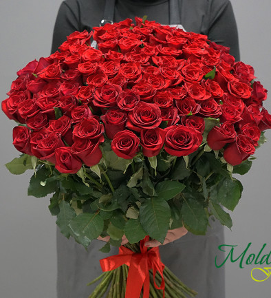 101Red Roses, 60-70 cm photo 394x433